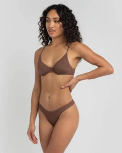 Marci Rib Balconette Bikini Top -Fashion Women 20324073 02 LT XL