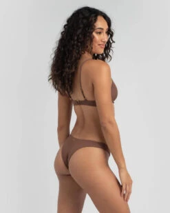 Marci Rib High Cut Bikini Bottom