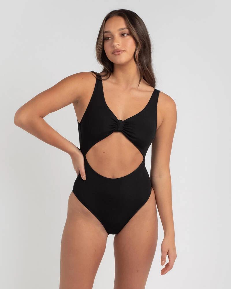 Asher Rib One Piece Swimsuit 1 Asher Rib One Piece Swimsuit