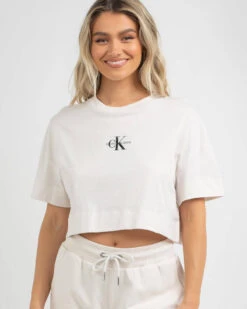 Calvin Klein Oversized Cropped T-Shirt