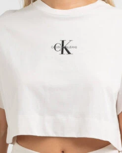 Calvin Klein Oversized Cropped T-Shirt -Fashion Women 20326067 01 RT XL