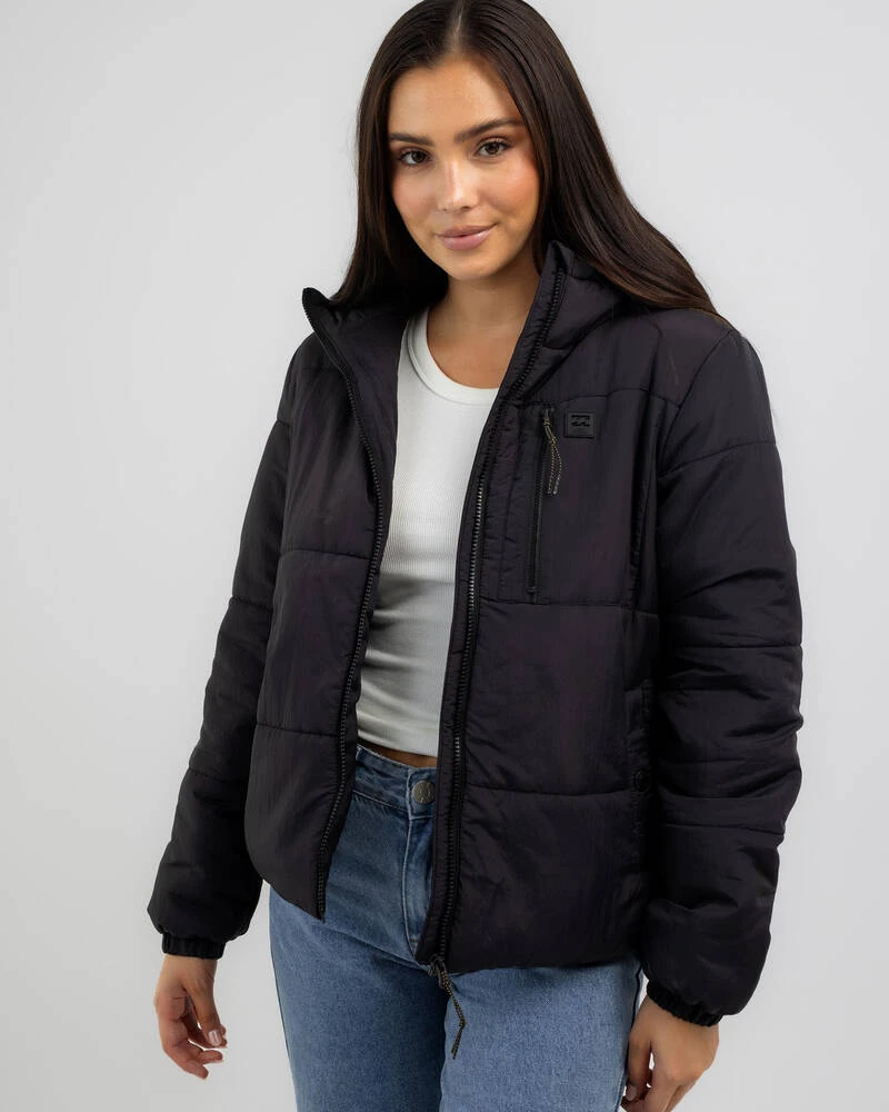 Billabong Transport Hooded Puffer Jacket 1 Billabong Transport Hooded Puffer Jacket