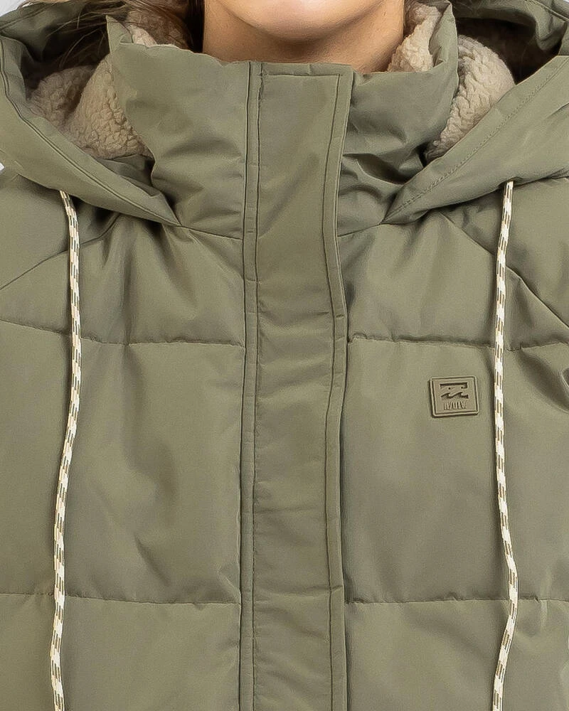 Billabong Artic Shores Hooded Puffer Jacket 4 Billabong Artic Shores Hooded Puffer Jacket - Image 4