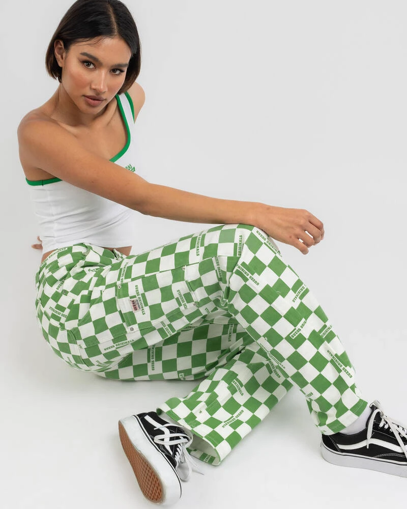 Guess Originals Checkered Carpenter Pants 2 Guess Originals Checkered Carpenter Pants - Image 2