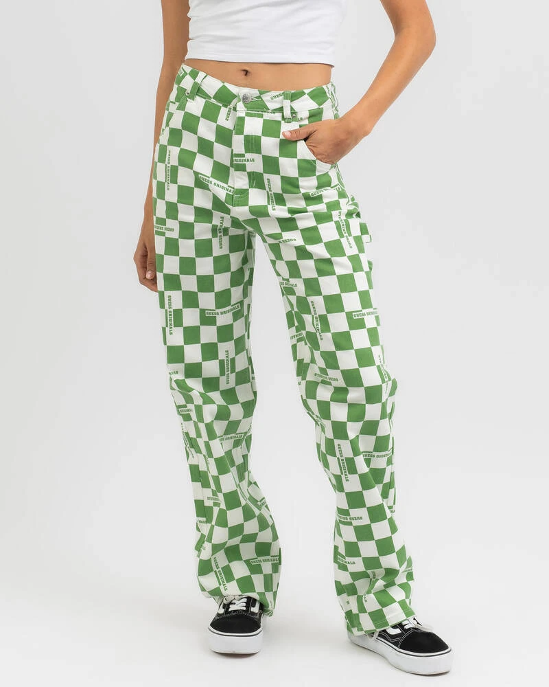 Guess Originals Checkered Carpenter Pants 1 Guess Originals Checkered Carpenter Pants