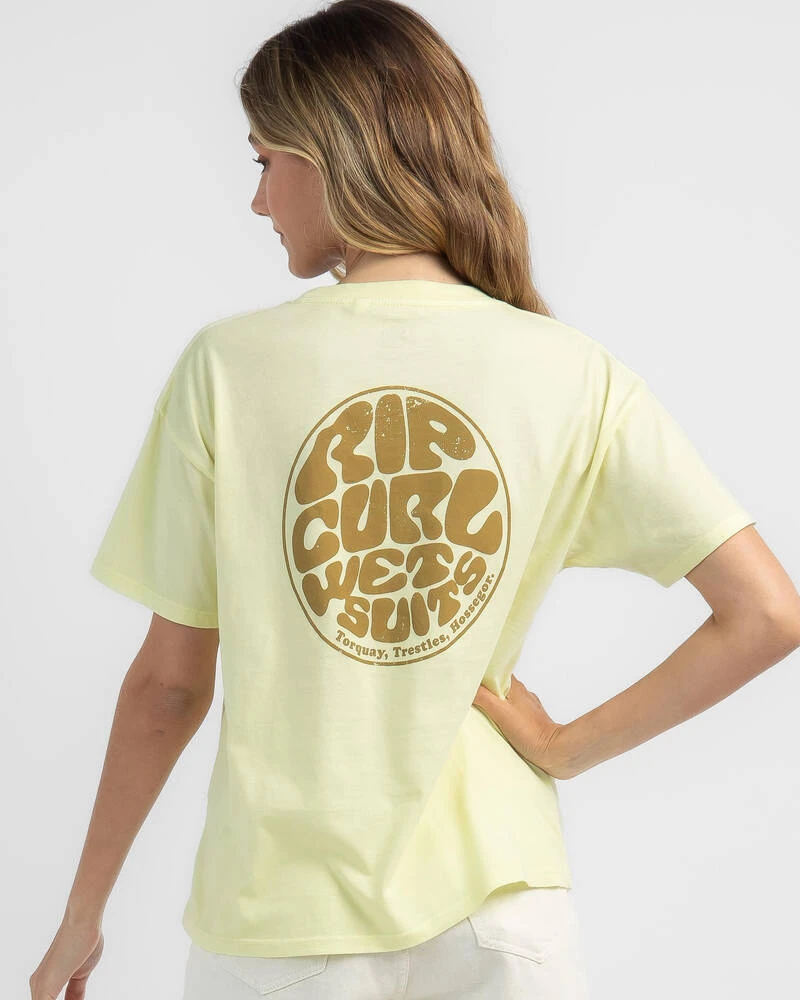 Rip Curl Wettie Icon Relaxed T-Shirt 1 Rip Curl Wettie Icon Relaxed T-Shirt