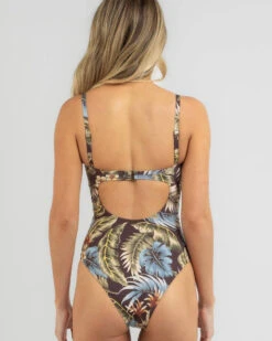 Billabong Slow Daze Mia One Piece Swimsuit 6 Billabong Slow Daze Mia One Piece Swimsuit -Fashion Women 20341327 01 LT XL
