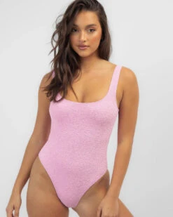 Rusty Sandalwood Retro One Piece Swimsuit