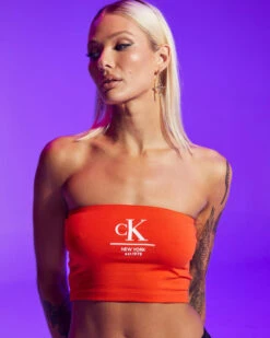 Calvin Klein CK Label Tube Top