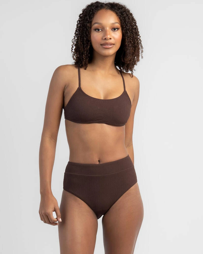 Lotus Scrunch High Waisted Bikini Bottom 5 Lotus Scrunch High Waisted Bikini Bottom - Image 5