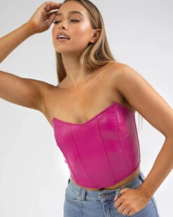 Minnie Me Corset Top -Fashion Women 20344262 02 LT XL