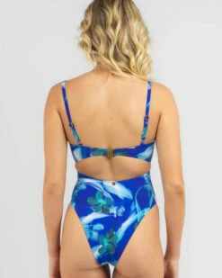 Devena Cut Out One Piece Swimsuit -Fashion Women 20344780 01 LT XL