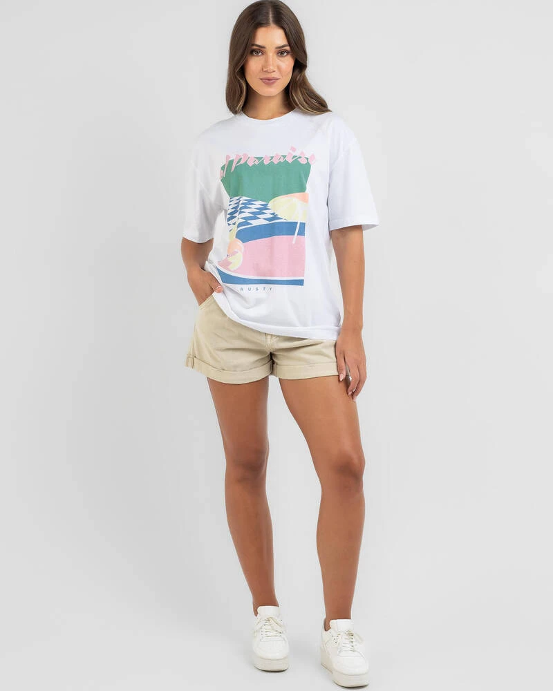 Rusty El Paraiso Oversized T-Shirt 2 Rusty El Paraiso Oversized T-Shirt - Image 2