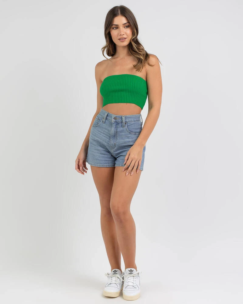 Scarlet Knit Tube Top 2 Scarlet Knit Tube Top - Image 2