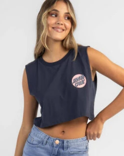 Santa Cruz Other Dot Pop Tank Top -Fashion Women 20347706 01 LT XL