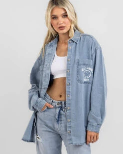 Billabong Down The Coast Shirt 6 Billabong Down The Coast Shirt -Fashion Women 20347828 01 LT XL