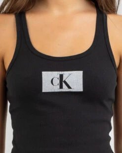 Calvin Klein 1996 Slim Tank Top -Fashion Women 20347974 02 RT XL