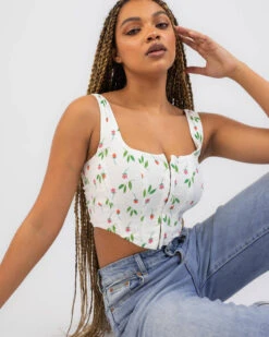 Cottage Garden Corset Top