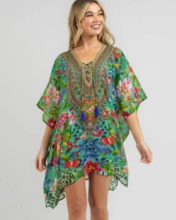 Fashion Women 20 Paris Kaftan Beach Cover