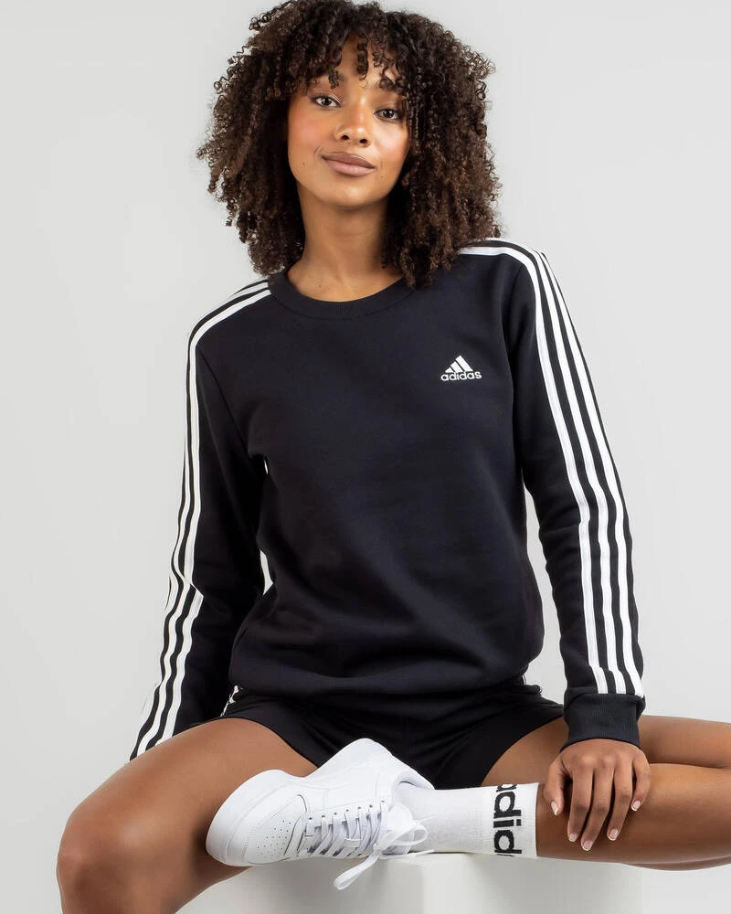 ADIDAS Essentials 3 Stripe Long Sleeve T-Shirt 1 ADIDAS Essentials 3 Stripe Long Sleeve T-Shirt