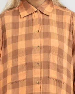 Billabong Valentine Check Shirt 7 Billabong Valentine Check Shirt -Fashion Women 20349600 01 RT XL