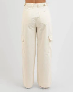 RVCA Twill Cargo Pant -Fashion Women 20349840 01 LT XL