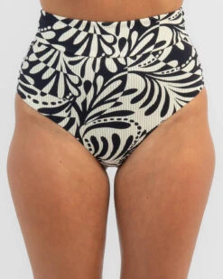Rip Curl Afterglow High Waist Bikini Bottom -Fashion Women 20349905 01 RT XL