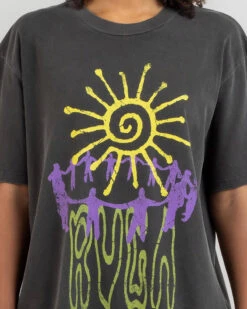 RVCA Dancers Rummage T-Shirt -Fashion Women 20350063 01 RT XL