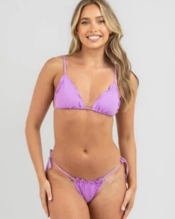 Taylor Fluted Triangle Bikini Top
