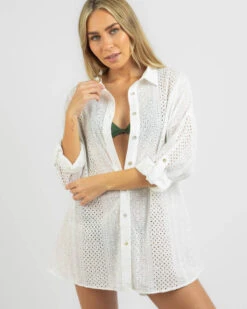 Hartford Broderie Beach Cover 7 Hartford Broderie Beach Cover -Fashion Women 20351164 01 LT XL