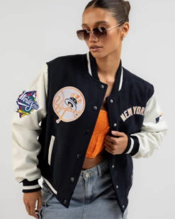 MAJESTIC New York Yankees Wordmark Varsity Jacket
