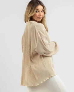 Rusty Jayde Long Sleeve Shirt -Fashion Women 20351529 01 LT XL