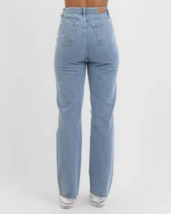 Rusty Chloe High Wide Straight Leg Jeans 6 Rusty Chloe High Wide Straight Leg Jeans -Fashion Women 20351540 01 LT XL