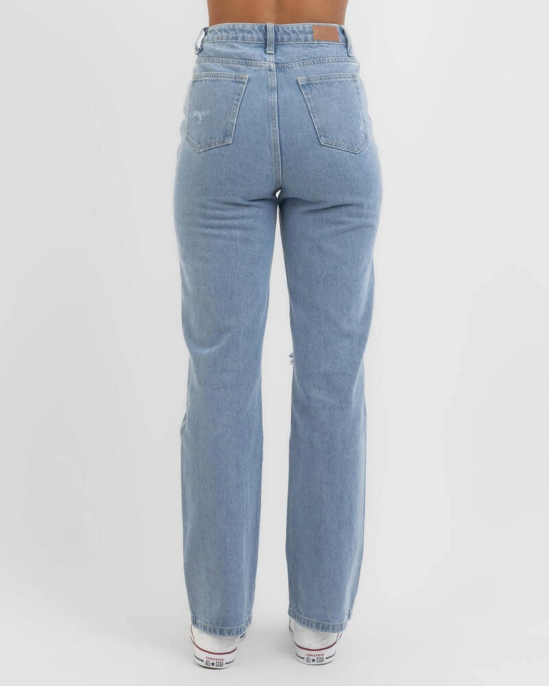 Rusty Chloe High Wide Straight Leg Jeans 3 Rusty Chloe High Wide Straight Leg Jeans - Image 3