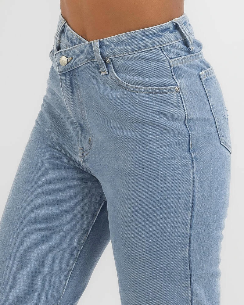 Rusty Chloe High Wide Straight Leg Jeans 4 Rusty Chloe High Wide Straight Leg Jeans - Image 4