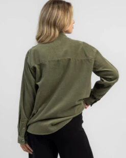 Brixton Bowery Boyfriend Shirt 6 Brixton Bowery Boyfriend Shirt -Fashion Women 20351585 01 LT XL