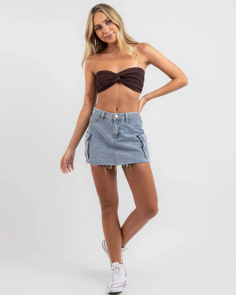 Bianca Knit Crop Top 2 Bianca Knit Crop Top - Image 2
