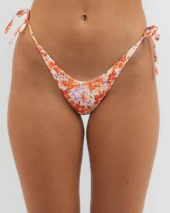 Rhythm Rosa Floral Tie Side High Cut Bikini Bottom -Fashion Women 20353754 01 RT XL