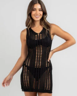 Hampton Crochet Beach Cover 7 Hampton Crochet Beach Cover -Fashion Women 20354287 02 LT XL