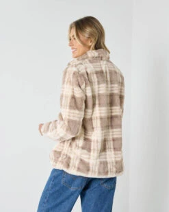 Ollie Faux Fur Jacket 6 Ollie Faux Fur Jacket -Fashion Women 20355192 01 LT XL