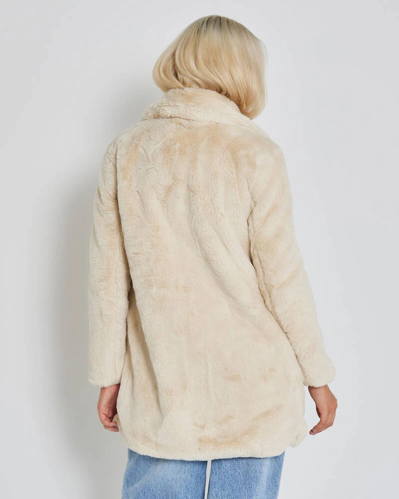 Woodstock Faux Fur Jacket 3 Woodstock Faux Fur Jacket - Image 3