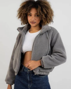 Montana Teddy Jacket -Fashion Women 20355205 02 LT XL