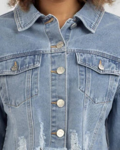 Josie Denim Jacket 7 Josie Denim Jacket -Fashion Women 20355530 01 RT XL