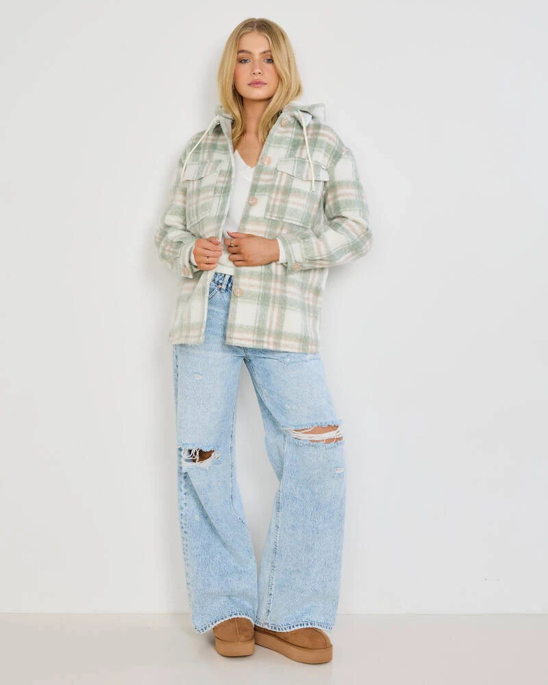 Flynn Hooded Shacket 2 Flynn Hooded Shacket - Image 2