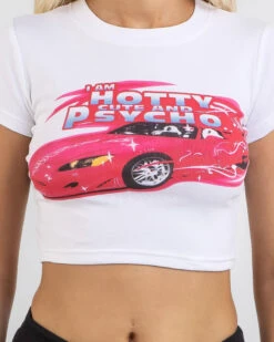 Psycho Hotty Baby Tee -Fashion Women 20356139 01 RT XL