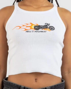 Hell's Highway Tank Top -Fashion Women 20356142 01 RT XL