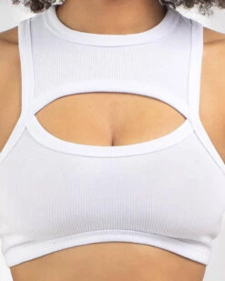 Holly Cut Out Ultra Crop Top -Fashion Women 20356341 02 RT XL