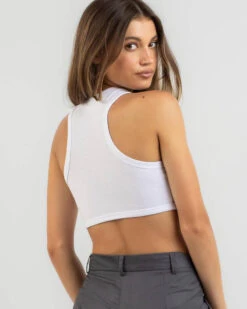 Holly Cut Out Ultra Crop Top -Fashion Women 20356341 02 TP XL