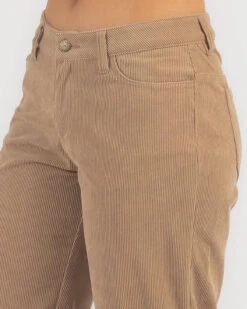 Rusty The Secret Low Rise Cord Pants -Fashion Women 20356669 02 RT XL