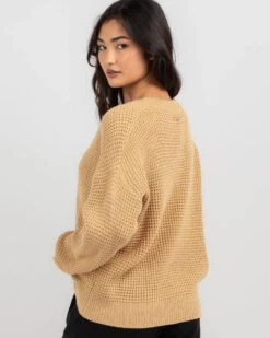 Georgetown V Neck Knit Jumper -Fashion Women 20356947 01 LT XL